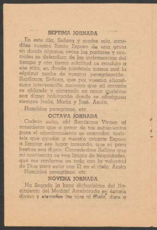 Novena jornada.