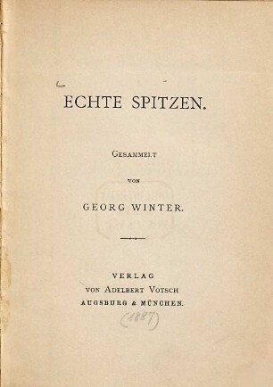 Echte Spitzen