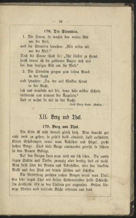 XII. Berg und Thal
