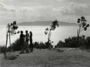Blick vom Monte Argentario zur Isola del Giglio