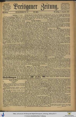 Nr. 281-304 (Dezember 1891)