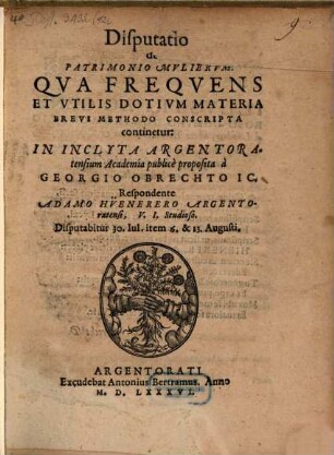 Disp. de patrimonio mulierum