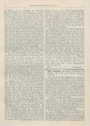 14-15 [Rezension] Rücker, Adolf, Die Lukas-Homilien des Hl. Cyrill v. Alexandrien