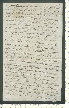 Brief von Louis Marie Chamisso  und Marie-Anne Chamisso  an Eugène de Chamisso