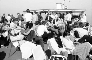 32. Tagung 1982 Physiker; Mainaufahrt: Schiffsgesellschaft