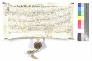 Ackerverkauf zu Wiblingen durch Peter Krackher an Kloster Wiblingen