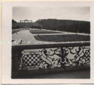 Wien, Schönbrunn, Blick zur Gloriette