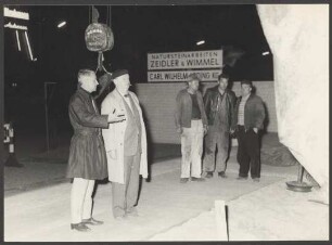 Bernhard Heiliger mit Hans Scharoun