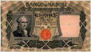 Geldschein, 500 Lire (ITL), 23.2.1911