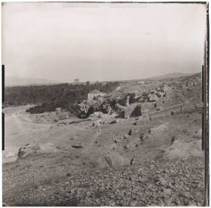 Ruinen und Siedlung, Baalbek: Ansicht