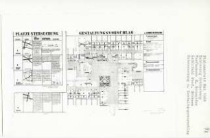 Sanierung Schöneberg, Berlin-Schöneberg (Diplomarbeit bei Kurt Dübbers): Platzuntersuchung und Gestaltungsvorschlag