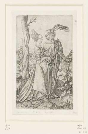 Liebespaar und der Tod (Der Spaziergang)
