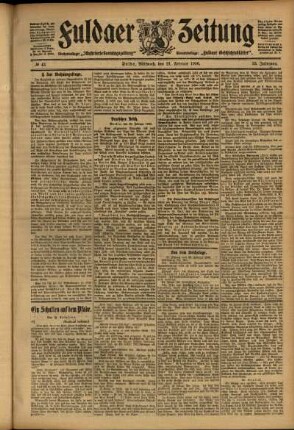 Ausgabe vom Mittwoch, den 21. Februar 1906.