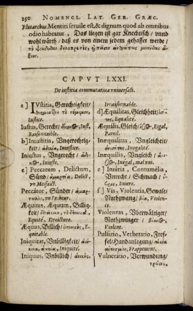 Caput LXXI. De iustitia commutatiua universali. - Caput LXXX. De Arithmetica.