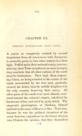 Chapter XX. Foreign intercourse with China