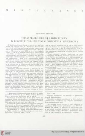 18: Obraz matki boskiej z dzieciątkiem w kościele parafialnym w Ostrowkie k. Gniewkowa
