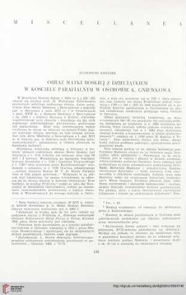 18: Obraz matki boskiej z dzieciątkiem w kościele parafialnym w Ostrowkie k. Gniewkowa