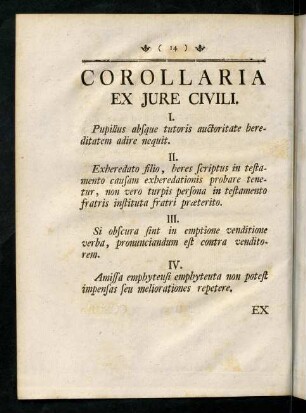 14-15, Corollaria