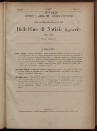 Gennaio. Num. 1.