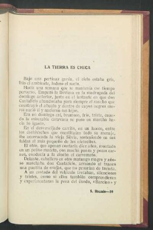 La Tierra es chica