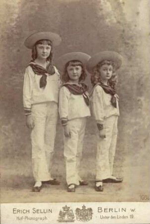 Kinder- und Jugendbilder von Johann Konrad, Waldemar und Wilhelm Varnbüler von und zu Hemmingen