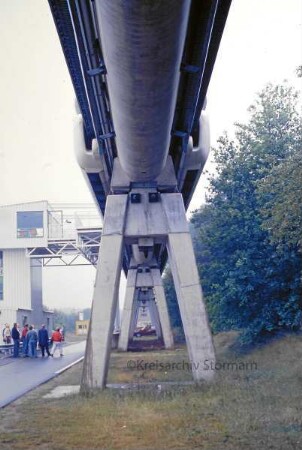 Fresenburg: Transrapid-Teststrecke, Gleisbauwerk: Internationale Verkehrsausstellung Hamburg