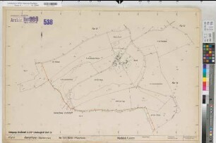 Grafschaft (Schmallenberg), Umlegung Grafschaft, Bl.24 Schätzungsriß Oberkirchen Flur 16