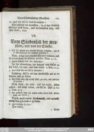 VII. Vom Sündenfall der menschen, und von der Sünde.