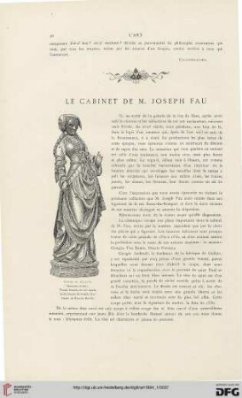 10: Le Cabinet de M. Joseph Fau