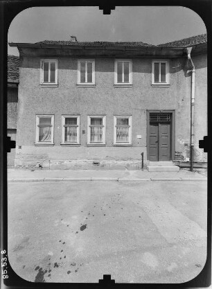 Schmalkalden, Künkelsgasse 11. Wohnhaus. Straßenfront (Teilansicht)