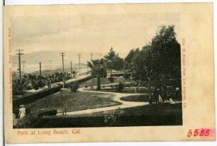 Long Beach. Park at Long Beach, California