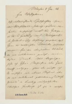 Brief von Ernst Förster an Joseph Heller