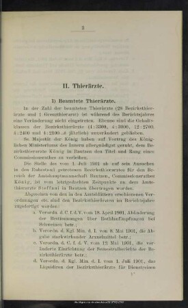 II. Thierärzte