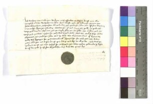 Reinhardt von Sickingen: Dienstgeld; aufgedr. Siegel: Reinhardt von Sickingen.