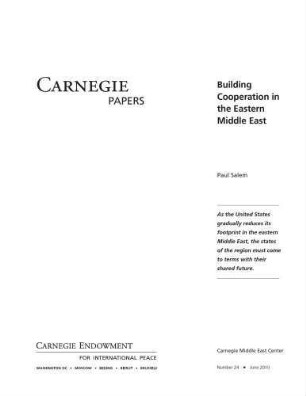 Building cooperation in the eastern Middle East