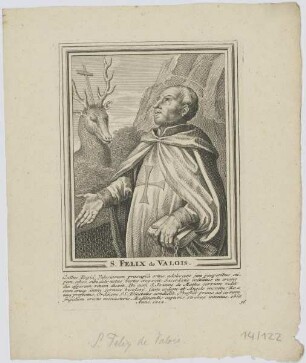 Bildnis des S. Felix de Valois