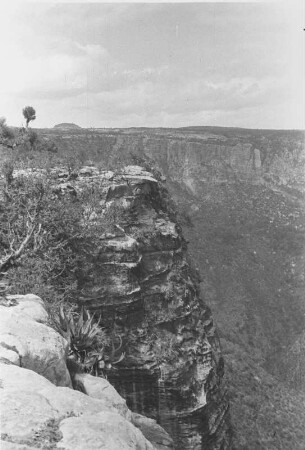 Rand des Altipiano am Cohaito : Blick in eine felsige Berglandschaft