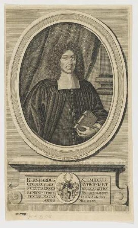Bildnis des Bernhardus Schmidius