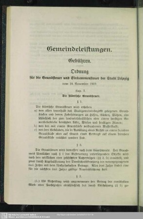 Gemeindeleistungen