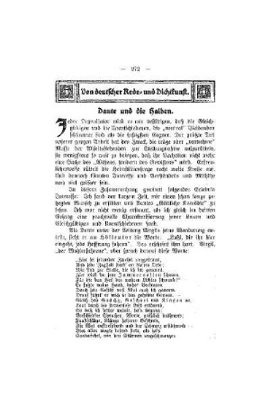 Von deutscher Rede- und Dichtkunst