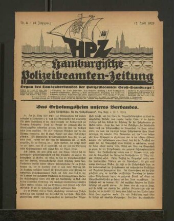 Nr. 8 / 19. Jahrgang 15. April 1929