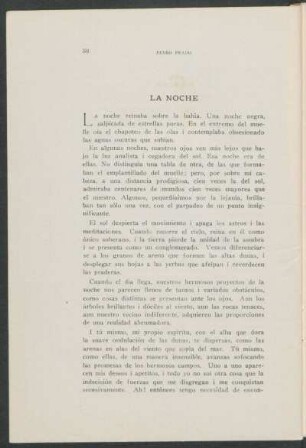 La noche