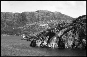 Leuchtturm am Eingang zum Sognefjord