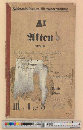 Wiedergutmachung der Kriegsschäden in einzelnen Ländern: England, Portugal, Japan, Siam, Brasilien, Bolivien, Peru, Kuba, Haiti, Liberia, Italien, Griechenland, Rumänien, Serbisch-Kroatisch-Slowenischer Staat, Tschechoslowakei