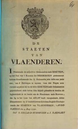 De Staeten Van Vlanderen