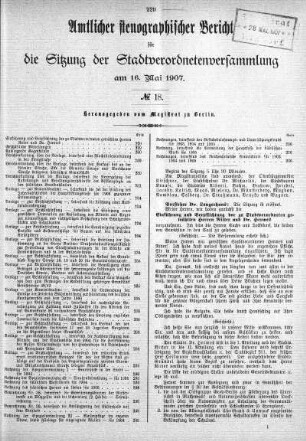 No 18, 16. Mai 1907