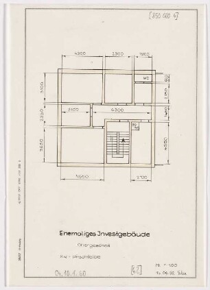 Ehemaliges Investgebäude [Grundriss]