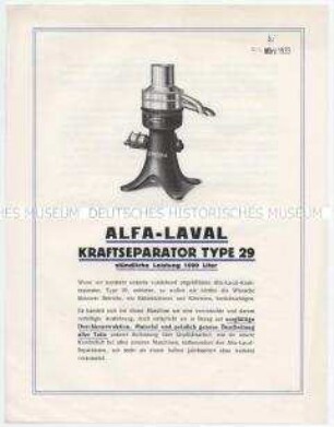 KRAFTSEPARATOR TYPE 29