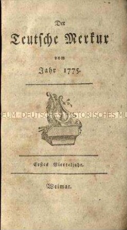 Der Deutsche Merkur, Jg. 1775, 1. Quartal
