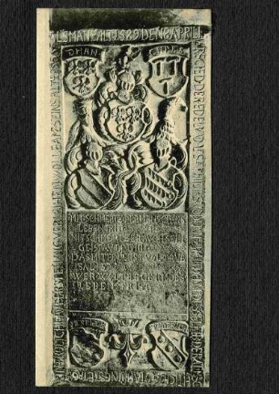 Grabstein des Philipp S. von Dahn zu Altdahn, 1589